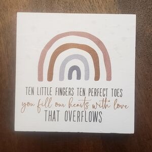 Rainbow Room Decor 4inx4in